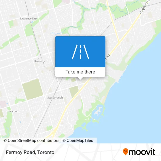 Fermoy Road map