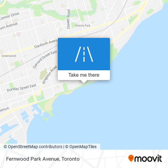 Fernwood Park Avenue map
