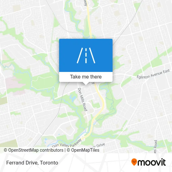 Ferrand Drive map