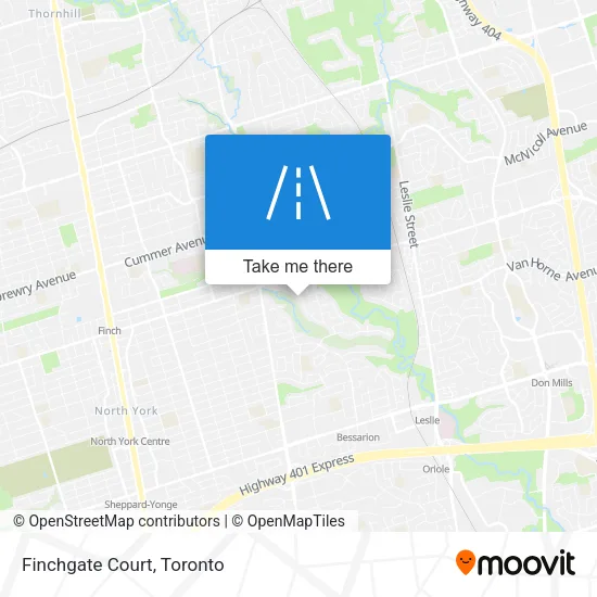 Finchgate Court map