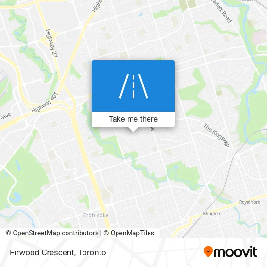 Firwood Crescent map