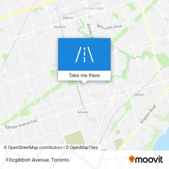 Fitzgibbon Avenue map