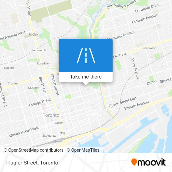 Flagler Street map