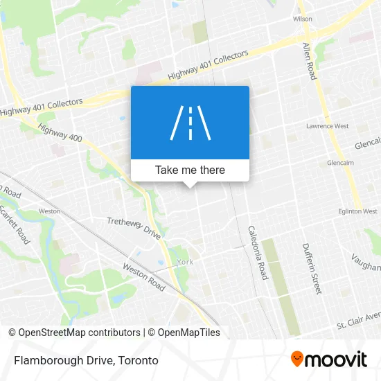 Flamborough Drive map