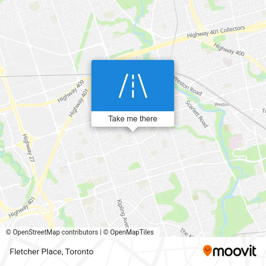 Fletcher Place map