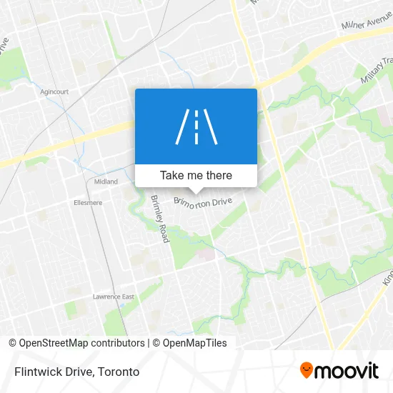 Flintwick Drive map
