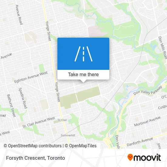 Forsyth Crescent map