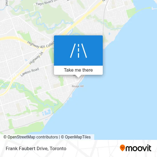 Frank Faubert Drive map