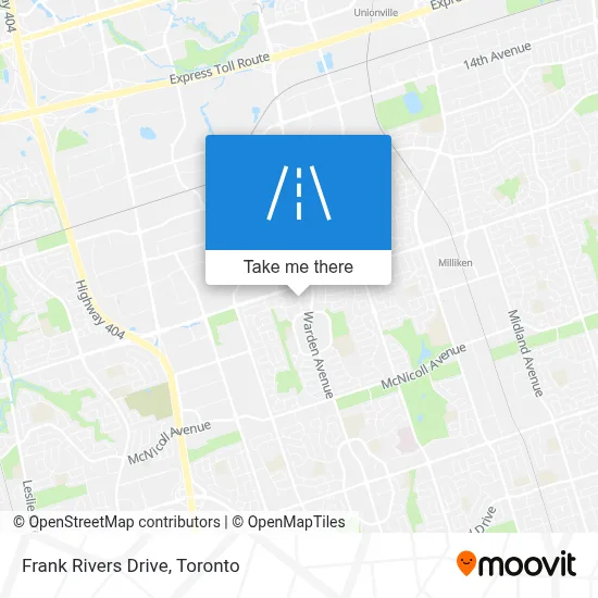 Frank Rivers Drive map