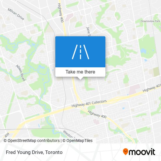 Fred Young Drive map