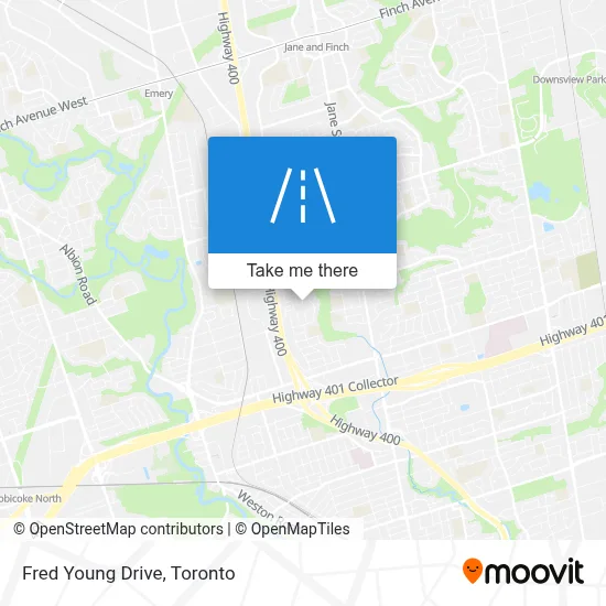 Fred Young Drive map