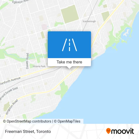 Freeman Street map