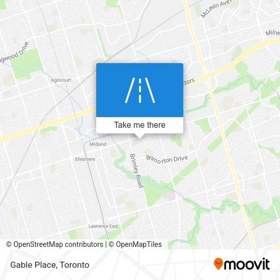 Gable Place map