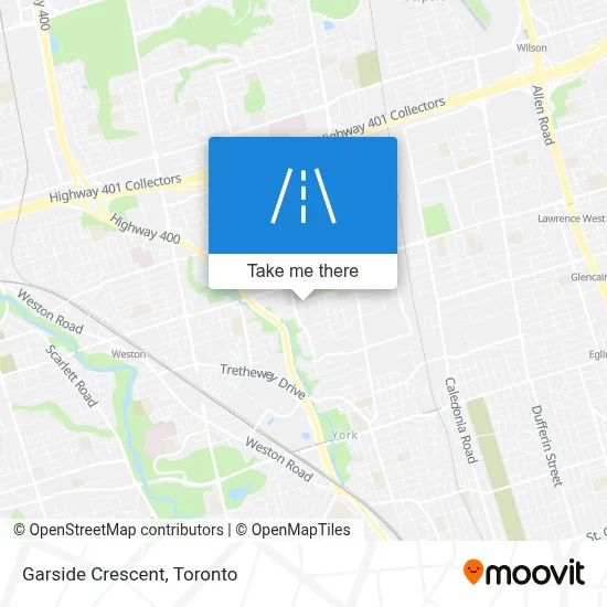 Garside Crescent map