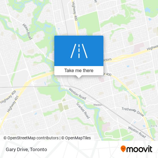 Gary Drive map