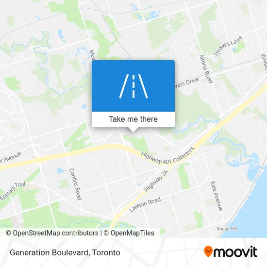 Generation Boulevard map