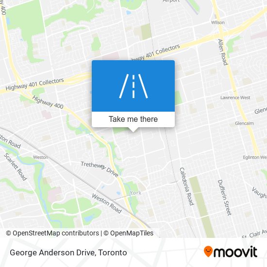 George Anderson Drive map