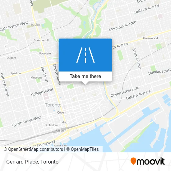Gerrard Place map