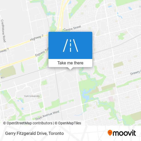 Gerry Fitzgerald Drive map