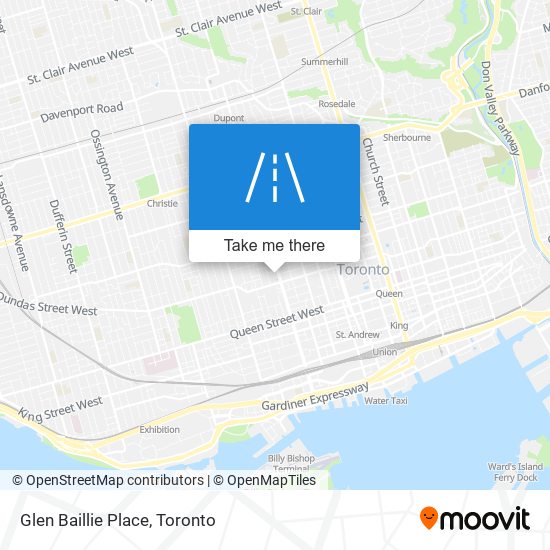 Glen Baillie Place map