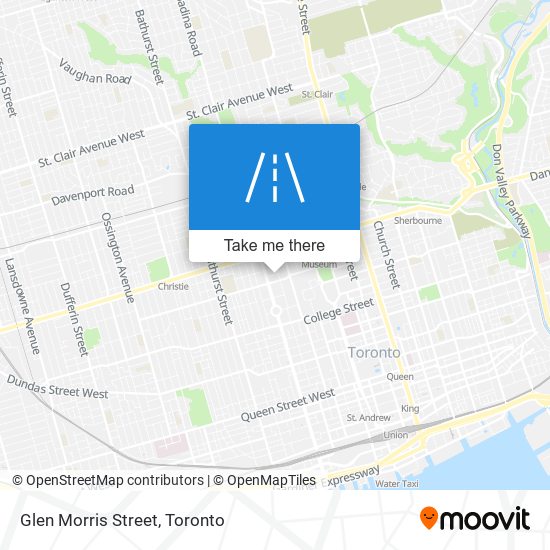 Glen Morris Street map
