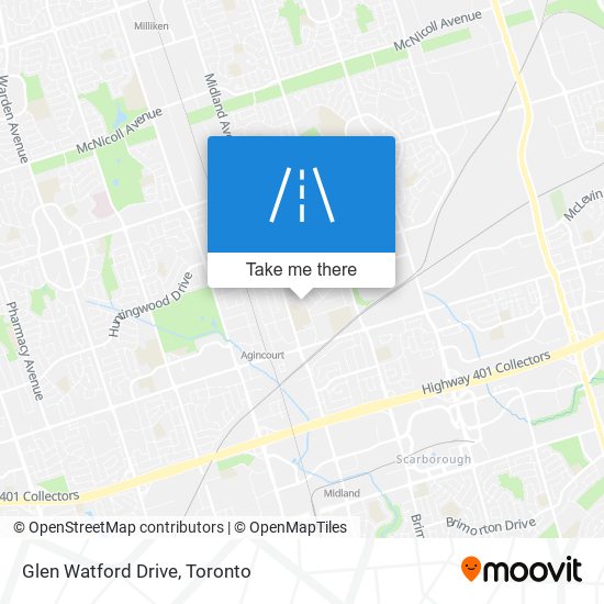 Glen Watford Drive map