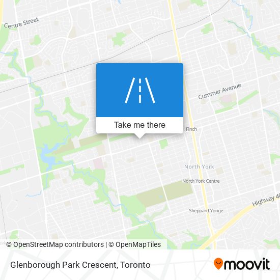 Glenborough Park Crescent map