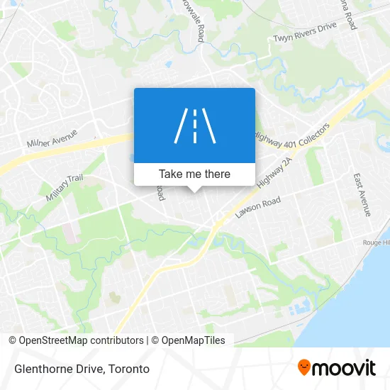 Glenthorne Drive map