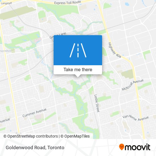 Goldenwood Road plan