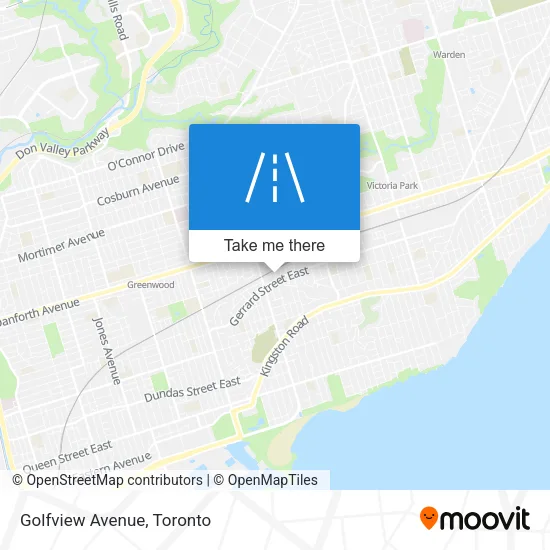 Golfview Avenue map