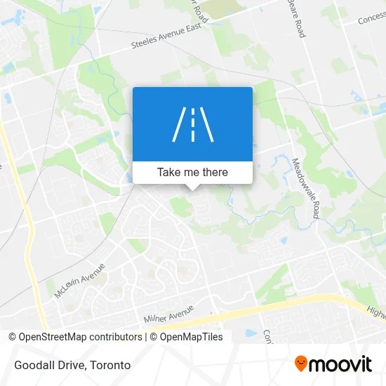 Goodall Drive map