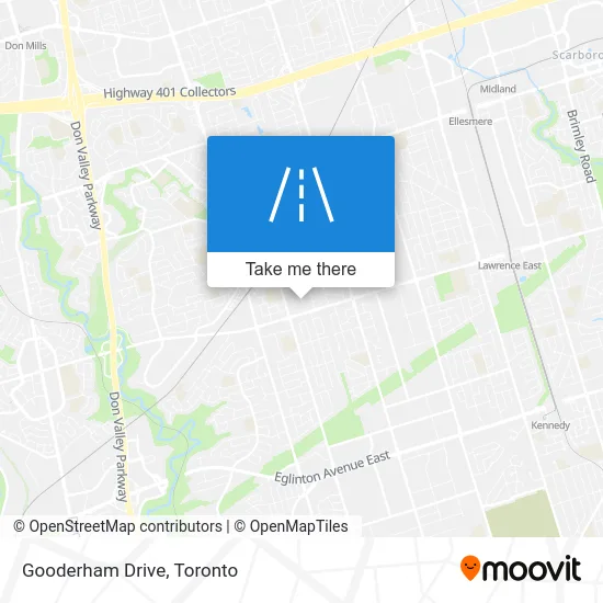 Gooderham Drive map