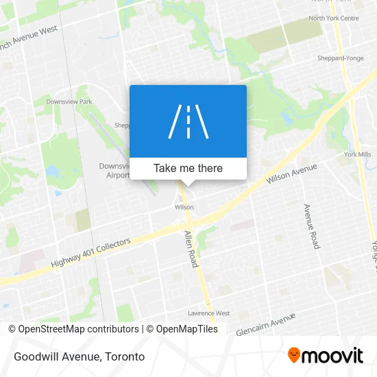 Goodwill Avenue map