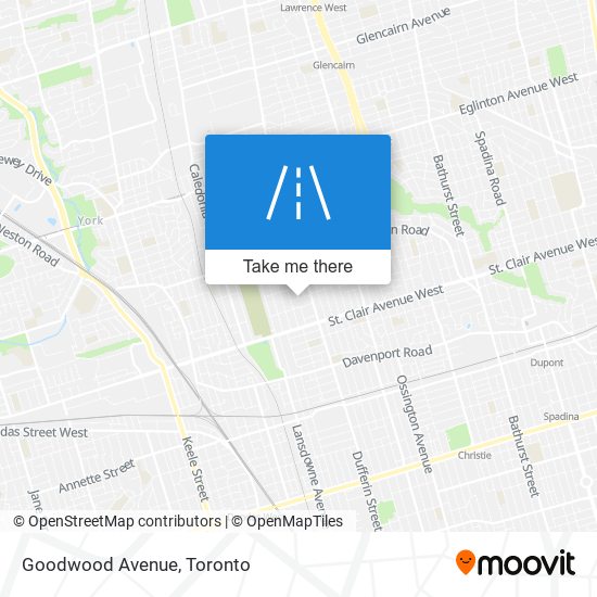 Goodwood Avenue map