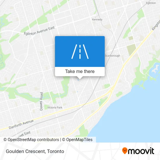 Goulden Crescent map