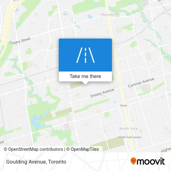 Goulding Avenue map