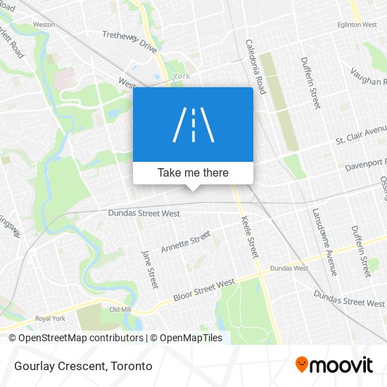 Gourlay Crescent map