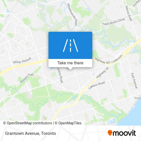 Grantown Avenue map