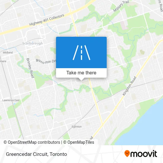 Greencedar Circuit map