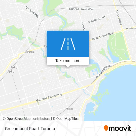 Greenmount Road map