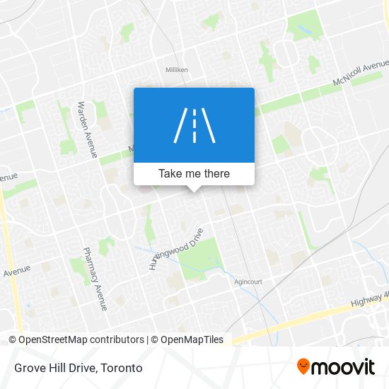 Grove Hill Drive map