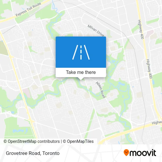 Grovetree Road map