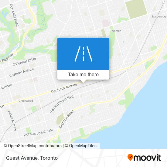 Guest Avenue map