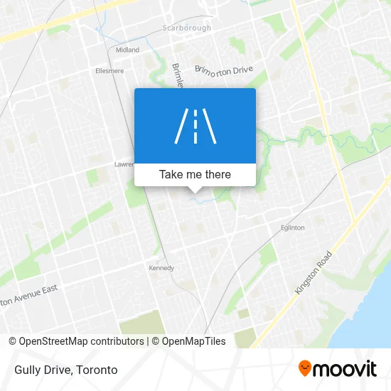 Gully Drive map