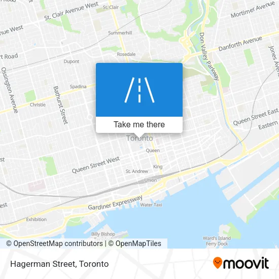 Hagerman Street map