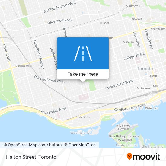 Halton Street map