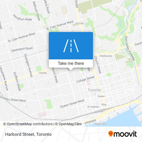 Harbord Street map