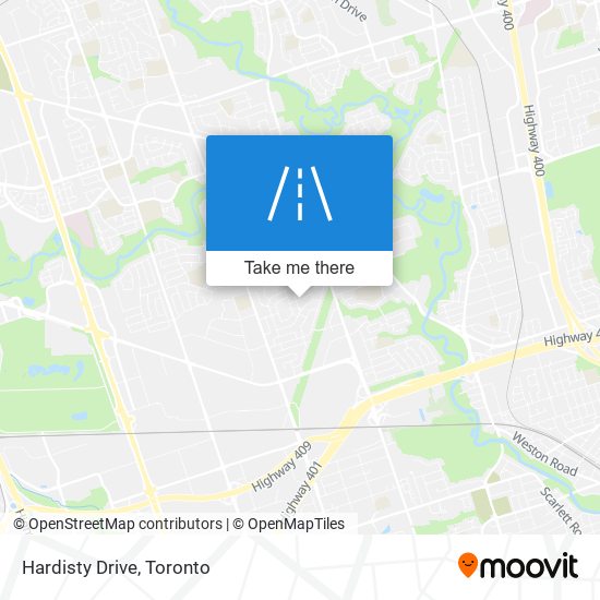 Hardisty Drive map