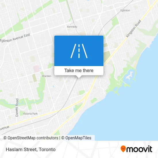 Haslam Street map
