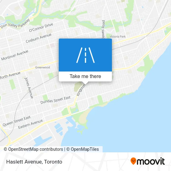 Haslett Avenue map